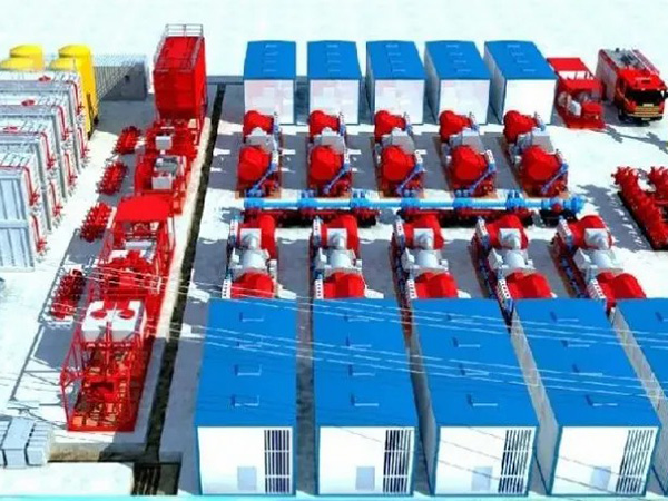 中油測井完成集團(tuán)首座煤層氣電驅(qū)壓裂平臺橋射施工